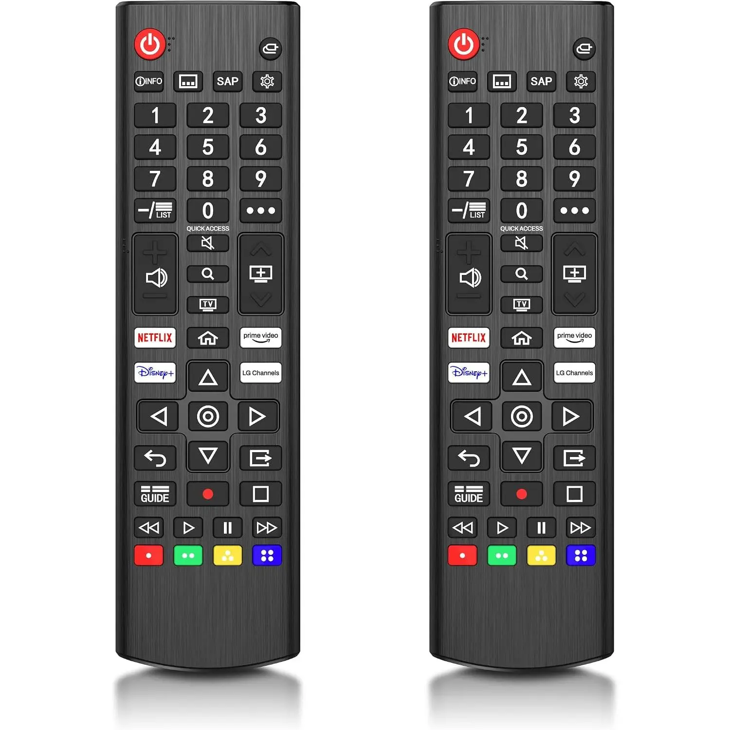 2 Pack Replacement for LG Smart TV Remote Control, Universal for All LG Smart TVs