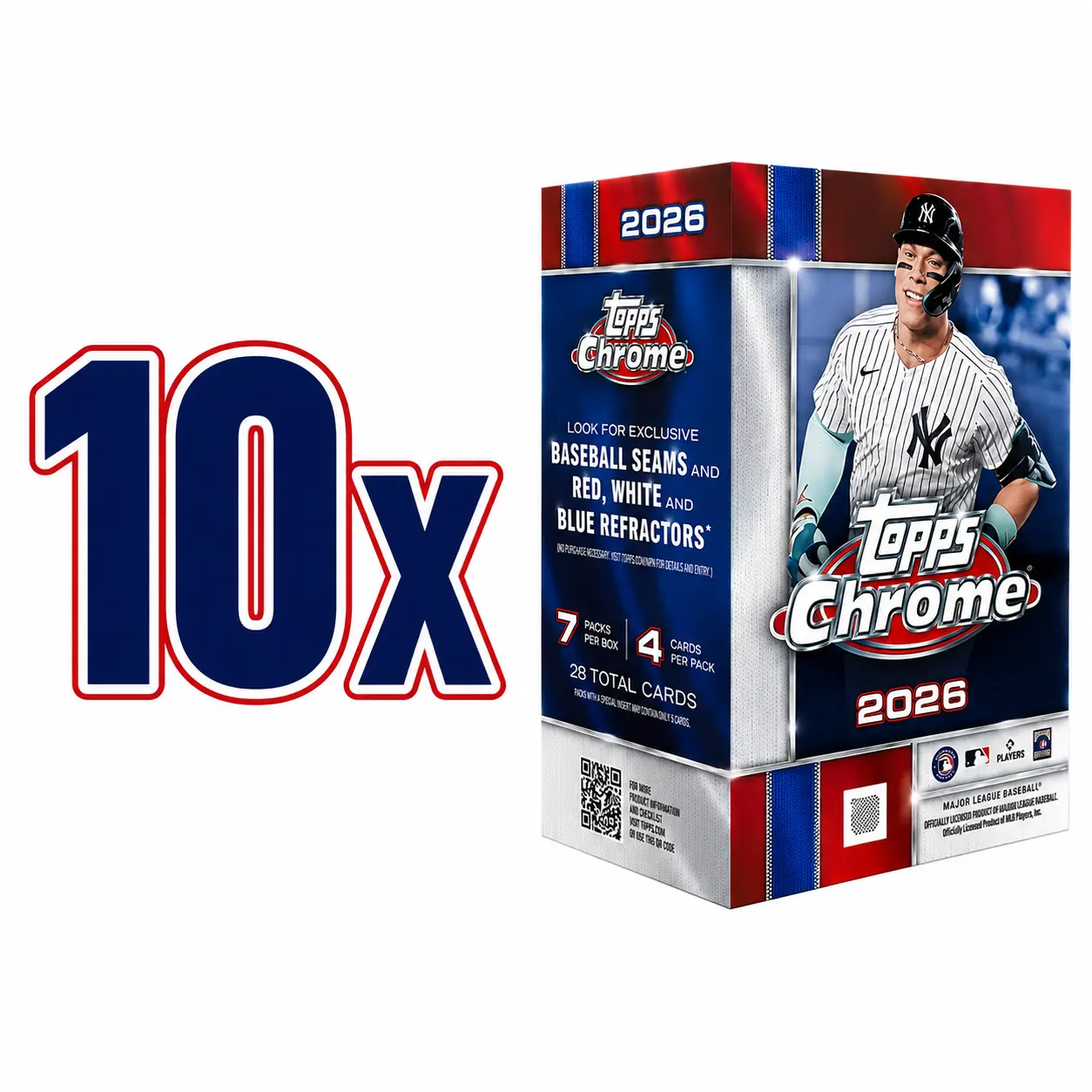 10x - 2026 Topps Chrome Baseball Blaster Box PYT Break #12
