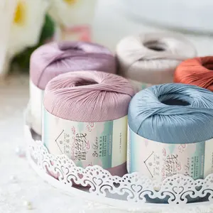 3# Lace Yarn 3 Packs -100%cotton【US Warehouse】 3# Lace Yarn 3 Packs -100%cotton【US Warehouse】