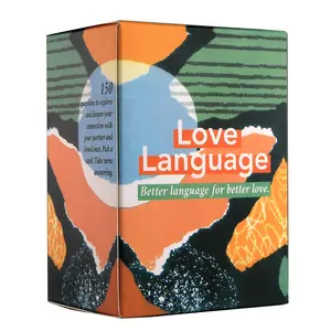 Love Language Card Game Party Board Game for Couples Relationship Communication Game to Improve Emotional Connection Intimacy and Understanding Romantic Conversation Cards for Date Night Anniversary Wedding Gift