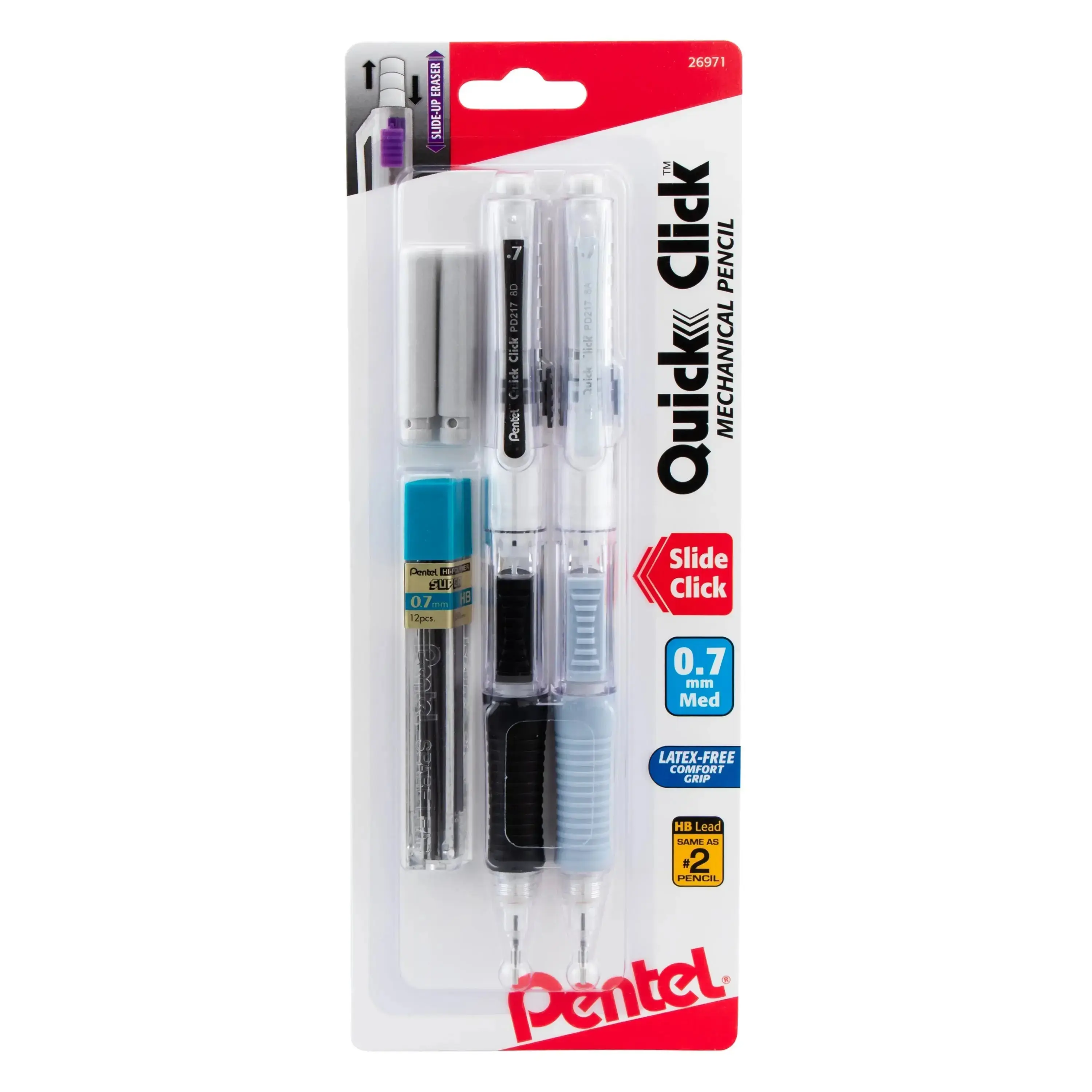 Pentel QUICK CLICK Mechanical Pencil (0.7mm) Assorted Packs