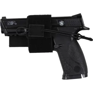 Black - Universal Hook And Loop Pistol Holster