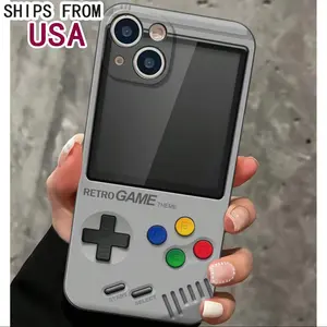 Game Console Suitable for Apple  Advanced Skin-friendly Suitable for iPhone15plus Mobile Phone Case 14 13 Protective Case 12 Head Suitable for Apple 16 Mobile Phone Case Protective Case 13 Soft Case 12 Apple 16promax Mobile Phone Case Protection Cellphone