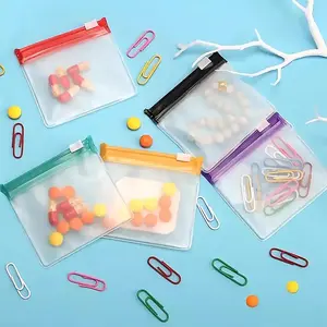 Dustproof Zipper Pill Pouch Set, 5/10pcs Colorful and Clear Reusable Pill Organizer Bag, Portable Self-sealing Pill Organizer Bag for Home and Travel Use, Medicine Organizer, Supplement Organizer