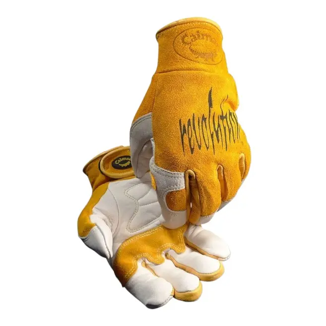 1828 Grain Unlined TIG/MIG Welding Gloves, Heavy Duty Protective Work Safety Gloves for Welding Applications, Heavy Duty Gloves