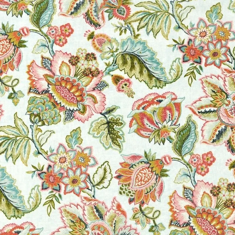 Summer Blooming Floral Fabric |100% Cotton—Reliable Quality