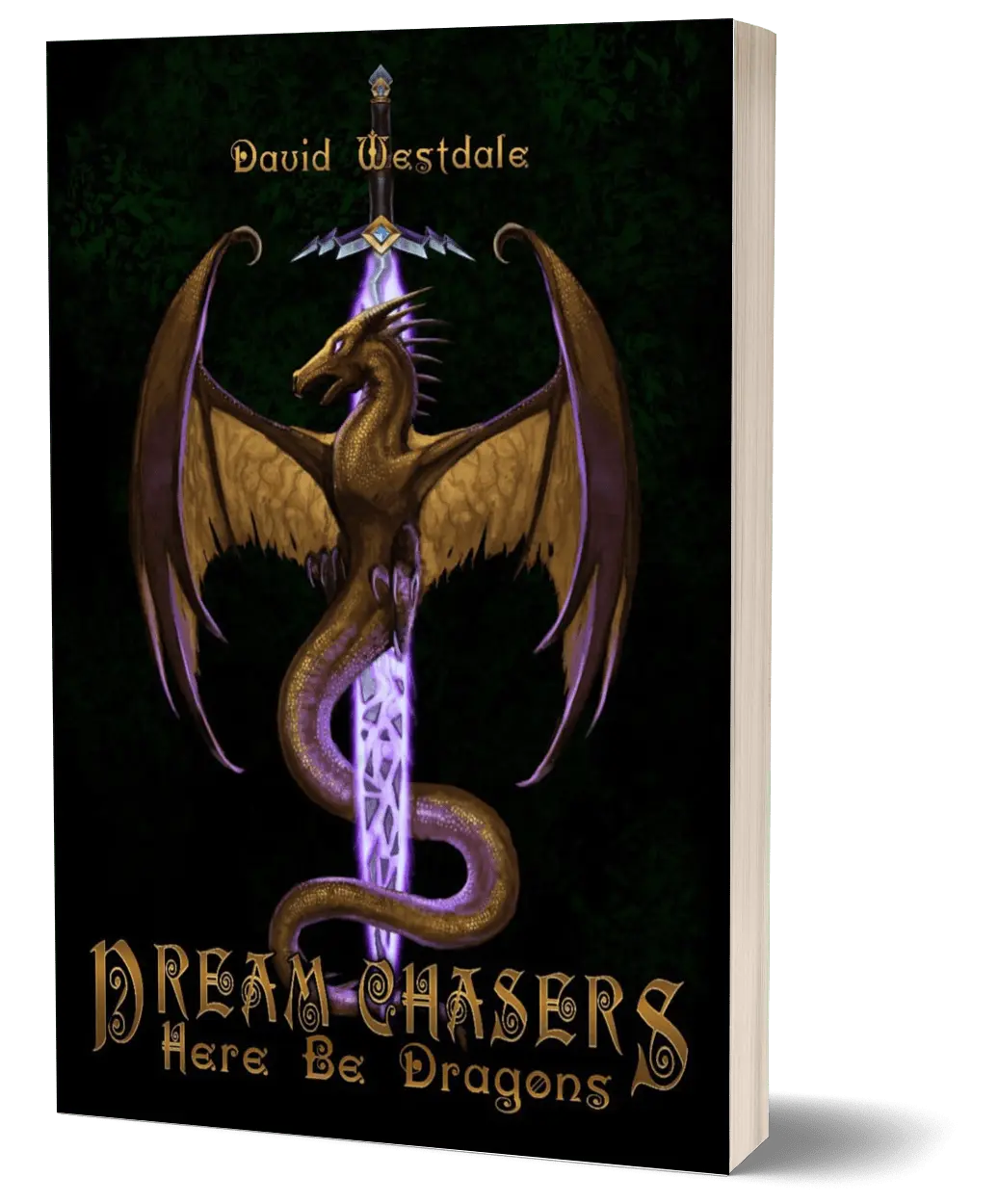 Here Be Dragons - A YA Urban Fantasy Novel signed by the author Young Adult Book