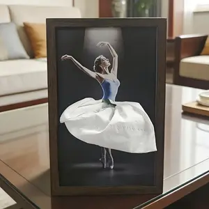 Creative Walnut Wood Tissue Box, Ballet Dress Design, Home Office Decor, Bedside Table, Bathroom, Travel, Party, Vehicle, Residential Use