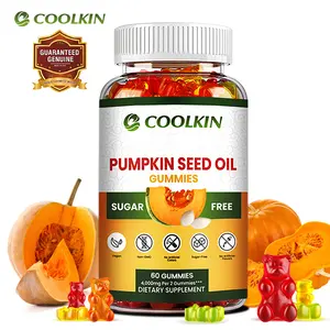 Pumpkin Seed Oil Gummies - 4000mg Pumpkin Seed Natural Ingredients - Vegan, Gluten Free - For Skin, Hair, Prostate