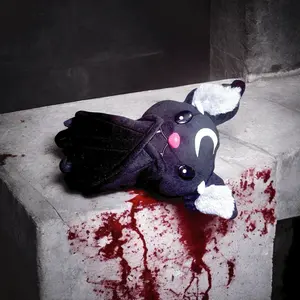 Dark Series Black Moon Bat Plushie