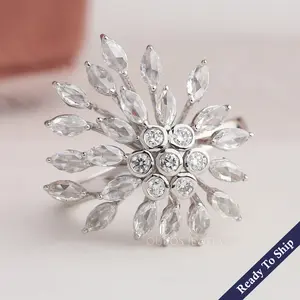 Cluster Lab Diamond Cocktail Ring