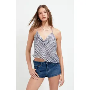 Pacsun Women's Jamie Low Rise Jean Micro Shorts Dark blue