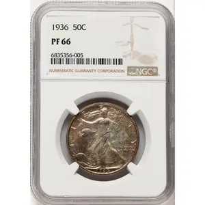 Proof Walking Liberty Half Dollars (1936 50C)