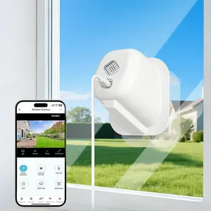2K Window Camera for Home Security - 5G&2.4GHz WiFi Indoor Security Camera,Color Night Vision,Person & Motion Detection,24/7 Recording,SD Card/Cloud Storage,Easy to Install