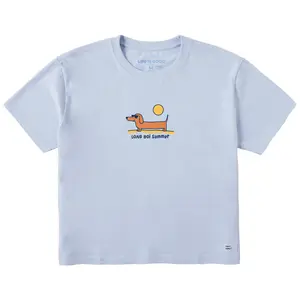 Women's Long Boi Summer Short Sleeve Crusher Boxy Tee