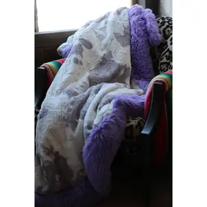 The Lavender Calf Blanket- RTS
