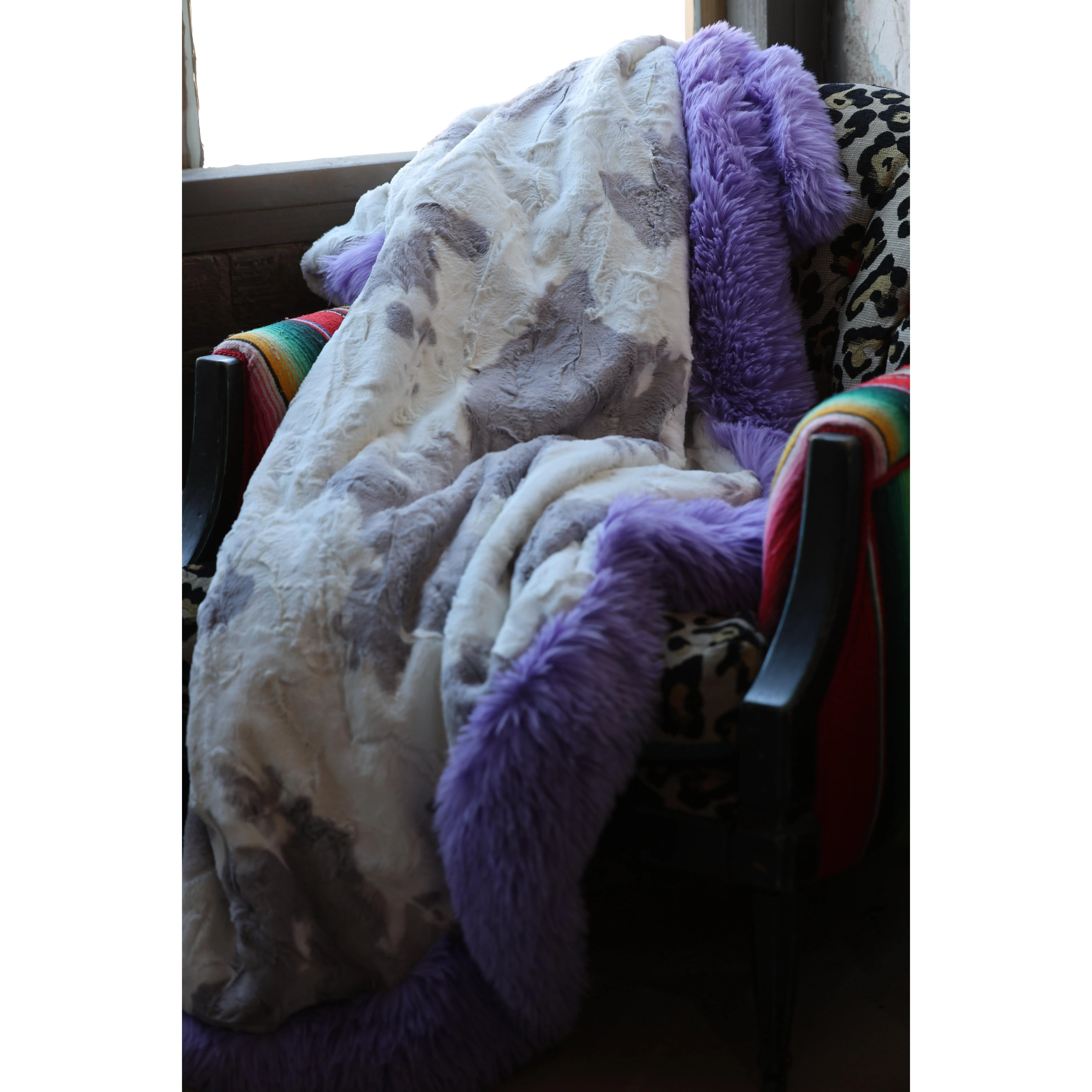 The Lavender Calf Blanket- RTS