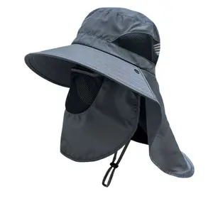 BIGWIG Women's Ponytail Sun Hat, with Neck Cover, Wide Brim, UV Protection, Fisherman's Hat, Mesh Fishing Hat, Suitable for Summer, Beach, Fishing, Hiking and Gardening Activities Large Capacity Style Messenger Bag Playing Card Fedora