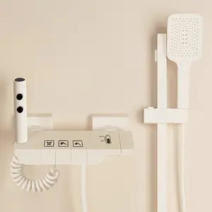 Shower Head Set, Including Shower Head & Shower Hose & Shower Bracket, Bathroom Shower System, Bathroom Accessories