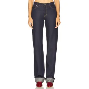 GRLFRND Graham Low Rise Straight Cuffed in Og Crispy