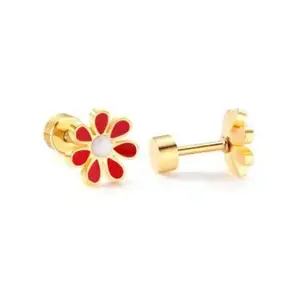 Flatback Stud - Elsie - Red