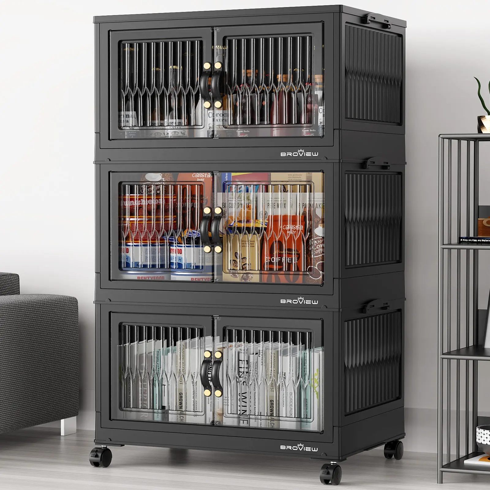 Black 240Qt-3Pack