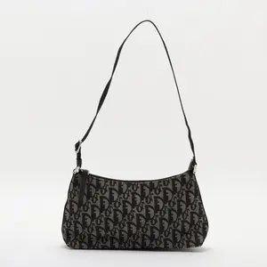 Pre-owned Dior 1 Shoulder Bags Christian Diorissimo Pochette in Black