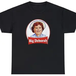 Big Deborah Graphic Tee, Funny Mom, Funny Meme Shirt, Meme Merch, Meme Quote, Unisex Cotton Crewneck, Y2k, Unisex Meme Cringe Funny Shirt, Gift, Menswear Womenswear Streetwear Cotton Comfort