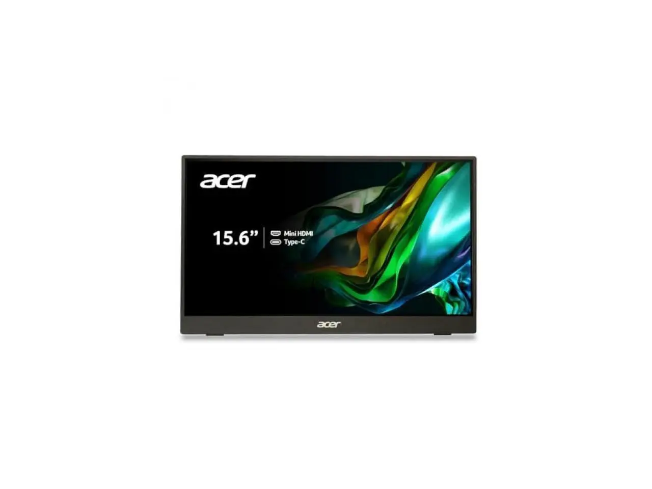 Acer PM161Q Bbmiuux 15.6" Full HD (1920 x 1080) IPS Business Portable Monitor with AMD FreeSync Technology | Ultra Slim Portable Design | External Monitor for Laptop PC Mac I VESA mounting compliant | 2 x USB 3.1 Type-C Ports, 1 x Mini HDMI