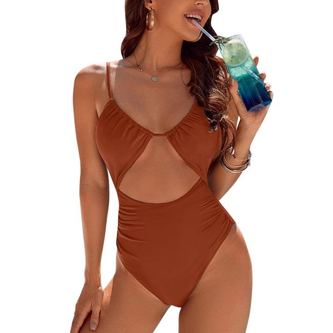 Blooming Jelly Womens One Piece Swimsuit Tummy Control Bathing Suit Sexy Flattering Cheeky High Cut Out Cute Ladies Swimwear#TikTokShopHolidayHaul