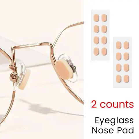 2 Counts Soft Foam Nose Pads, anti-slip and soft, suitable for daily eyeglasses use Plastic Frame Sunglasses