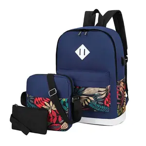 3 Pieces Asian style Backpack  wadi's 2023