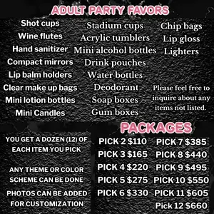 Adult Party Favors