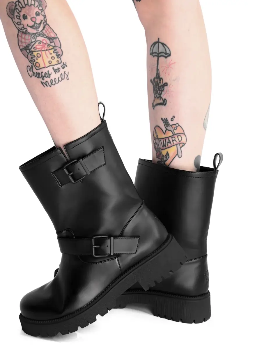Goth Rain Boot FOXBLOOD NO RESTOCK!