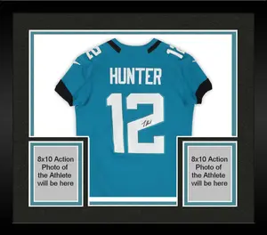 Framed Travis Hunter Jacksonville Jaguars Autographed Nike Teal Elite Jersey - Fanatics Authentic Certified