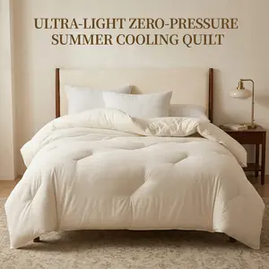 Ultra-Light Cooling Comforter - Zero-Pressure Summer Quilt, Ultra Soft & Breathable