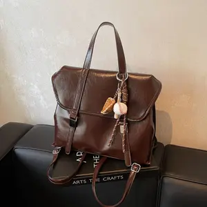 Travel bag high-end handbag large-capacity backpack retro commuting shoulder messenger bag