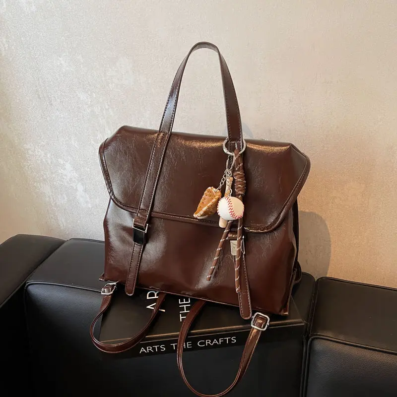 Travel bag high-end handbag large-capacity backpack retro commuting shoulder messenger bag