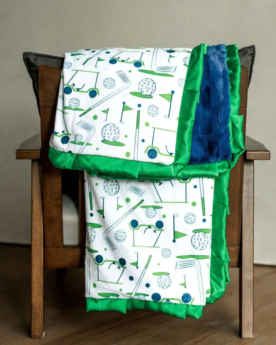 Tee-Time Blanket Satin Edge Lining