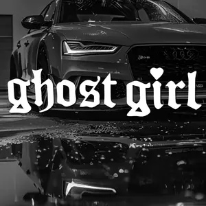 2025 "Ghost Girl" Sticker, Suitable For Windows, Cars, Trucks, Toolboxes, Laptops, MacBooks, For Almost Any Hard, Smooth Surface