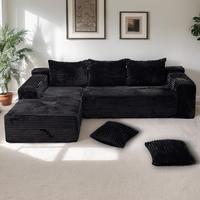 Black-Left Chaise