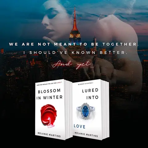 Literature & Art Series Forbidden Love Story Book Bundle - Melanie Martins' English Romance Fiction (Books 1-2, Wall Street Heat Themed, Lured Into Love) Paperback Edition, Soft Cover with Bookmark for Readers Worldwide