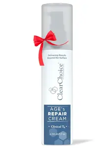 ClearChoice AGE's Repair Cream 1.7oz - Advanced Anti-Aging Formula with Collagen Boosting Peptides for Wrinkles Uneven Tone & Texture Dermastart