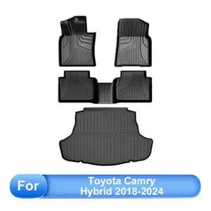【fathersdaygift】AOMSAZTO Floor Mats Fit For Toyota Camry 2018-2025 Hybrid Camry Rubber Floor Liners & Cargo Mat Set,