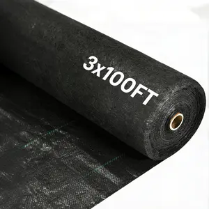 Landscape Fabric, 3x 100ft Pro Garden Weed Barrier - Durable & Heavy Duty Weed Block Gardening Mat, Easy Setup & Superior Weed Control, Eco-Friendly & Convenient Design