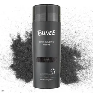 BUNEE Hair Building Fibers-Instant Thickening Powder for Thin Hair | Natural-Looking Volume & Density | Multi-Color Options to Match All Hair Shades | All-Day Hold, Washable & Non-Stain