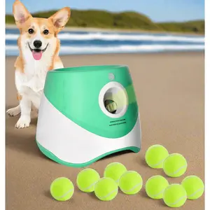 Automatic Ball Launcher Dog Throwing Machines Toy Interactive Tennis Pet Thrower
