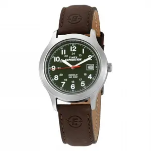Timex T40051 Men's Round Analog Quartz Metal Field Expedition Watch - Water Resistant, Field Look, for Male Wear
