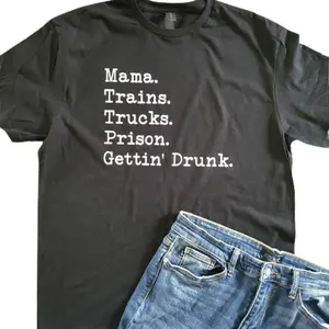 Mama Trains Prison Tee David Allan Coe-Inspired Shirt For Outlaw Country Fans
