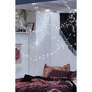 Perfect Holiday String Lights Ambient Decorative Lighting 400 LED Flexible Clear Wire 96FT 8 Modes Indoor Outdoor